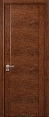 Межкомнатная дверь Практика Б4 Строганный шпон, Сукупира, 600/700/800/900*2000 мм.
