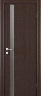 Межкомнатная дверь Практика К11 Шпон fine-line, Венге+каленое стекло сатин бесцветный, 600/700/800/900*2000 мм. Межкомнатная дверь Практика К11 Шпон fine-line, Венге+каленое стекло сатин бесцветный, 600/700/800/900*2000 мм.