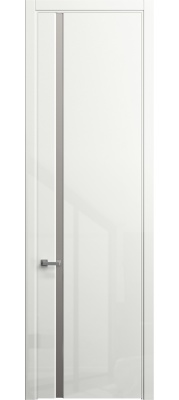 Межкомнатная дверь SKYLINE 104 Лак-акрилат, (78 ГЛ) Белый глянцевый, 600/700/800*2300 мм.