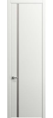 Межкомнатная дверь SKYLINE 104 Лак-акрилат, (78 МЛ) Белый матовый, 600/700/800*2300 мм.