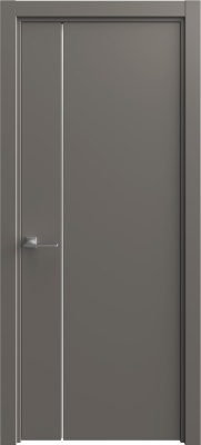 Межкомнатная дверь VISION 43 Монохромный кортекс, (396) Coffee, 600/700/800*2000 мм.