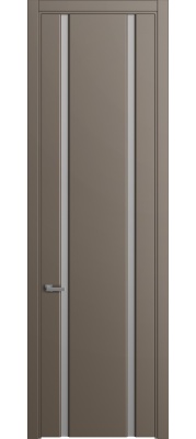 Межкомнатная дверь SKYLINE 102 Монохромный кортекс, (396) Coffee, 600/700/800*2300 мм.