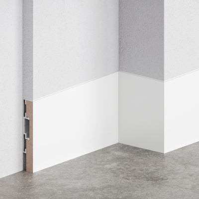 Плинтус Invisible 80 мм., под грунт