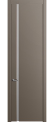 Межкомнатная дверь SKYLINE 104 Монохромный кортекс, (396) Coffee, 600/700/800*2300 мм.