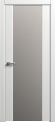 Межкомнатная дверь ORIGINAL 01 Шелк, (90) Белый шелк, 600/700/800*2000 мм.