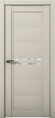 Межкомнатная дверь Кобальт Со 4 Полипропиленовая пленка, Силк грей, 600/700/800*2000 мм.