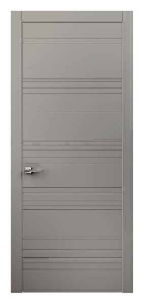 Межкомнатные двери LINEA 1 Эмаль (Laccato Tortora)