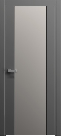 Межкомнатная дверь ORIGINAL 01 Шелк, (331) Грифельный шелк, 600/700/800*2000 мм. «Sofia» в Ярославле