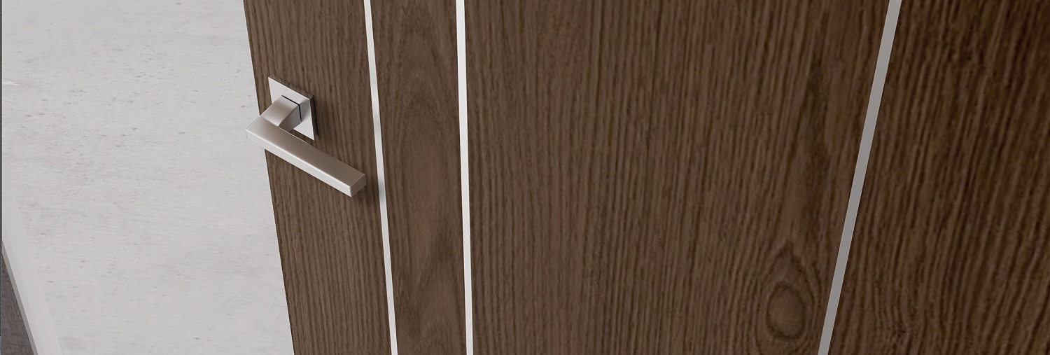 Межкомнатные двери PLANA 1P Декоративный шпон «Perfecto Porte» в Ярославле