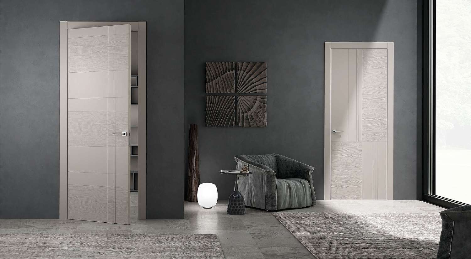 Межкомнатные двери XILO 8 Крашенный шпон «Perfecto Porte» в Ярославле