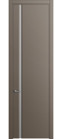 Межкомнатная дверь SKYLINE 104 Монохромный кортекс, (396) Coffee, 600/700/800*2300 мм. «Sofia» в Ярославле