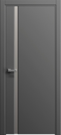 Межкомнатная дверь ORIGINAL 04 Шелк, (331) Грифельный шелк, 600/700/800*2000 мм. «Sofia» в Ярославле