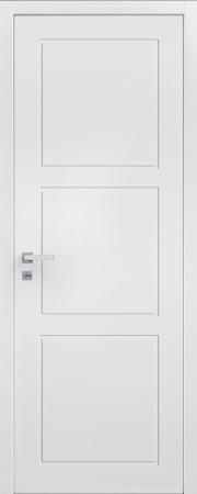 Межкомнатная дверь Мистика MS3 Эмаль, Белый, 600/700/800/900*2000 мм. «Дверной лидер» в Ярославле