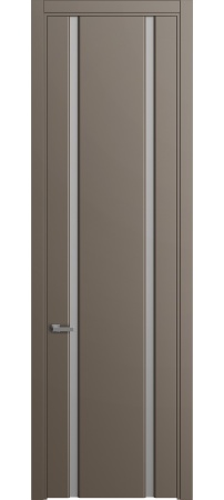 Межкомнатная дверь SKYLINE 102 Монохромный кортекс, (396) Coffee, 600/700/800*2300 мм. «Sofia» в Ярославле