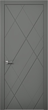 Межкомнатные двери LINEA 6 Эмаль глянец (Laccato Platino gloss) «Perfecto Porte» в Ярославле