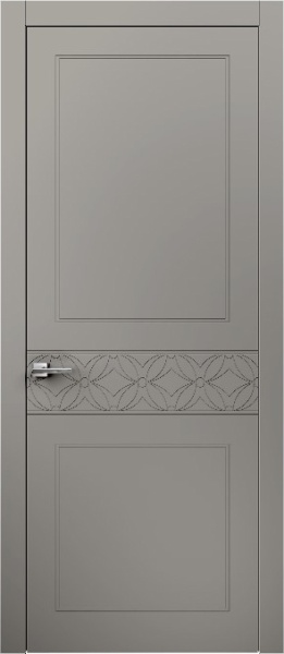 Межкомнатные двери LINEA 12 Эмаль (Laccato Tortora)