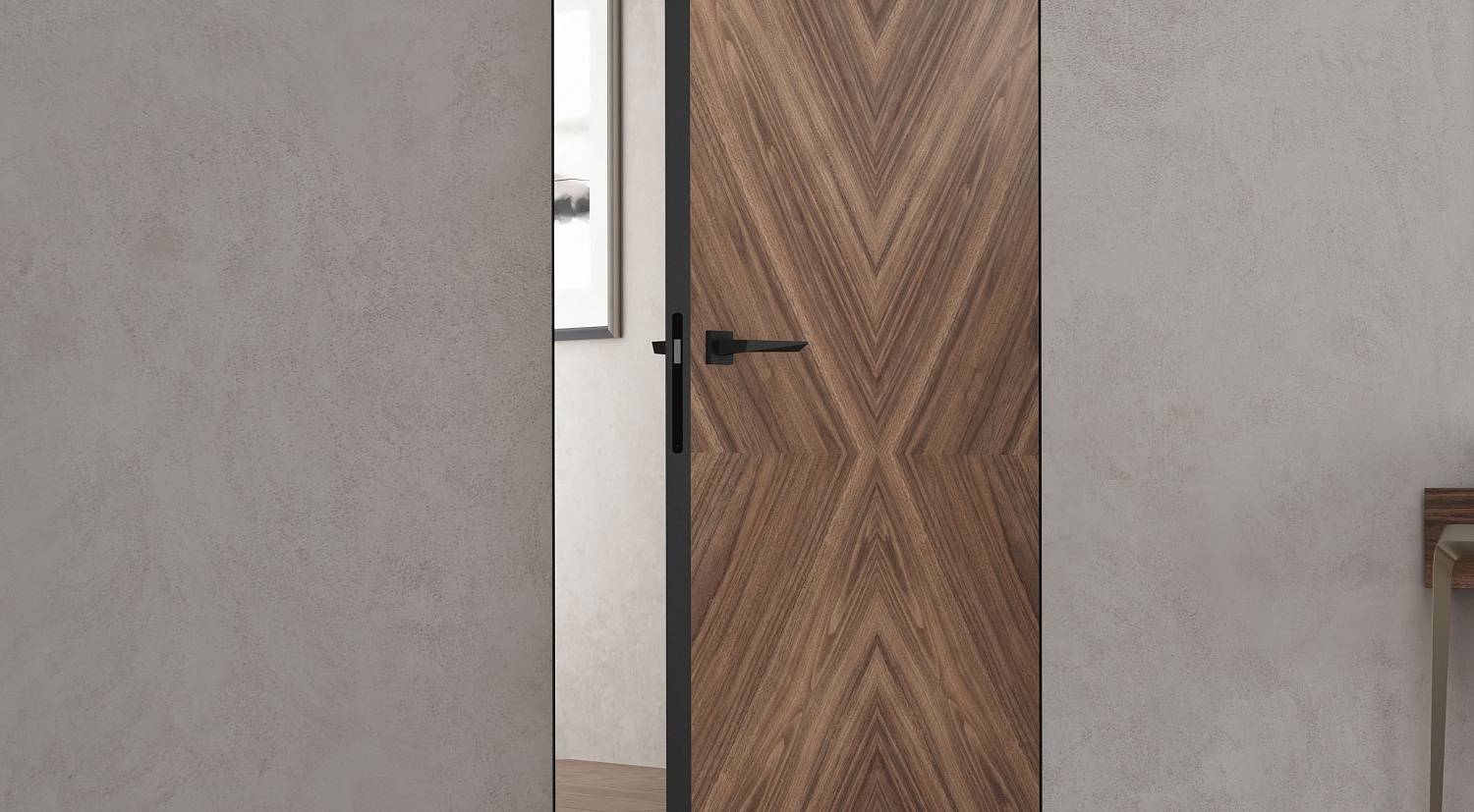 Межкомнатные двери MODULA 5 Натуральный шпон «Perfecto Porte» в Ярославле