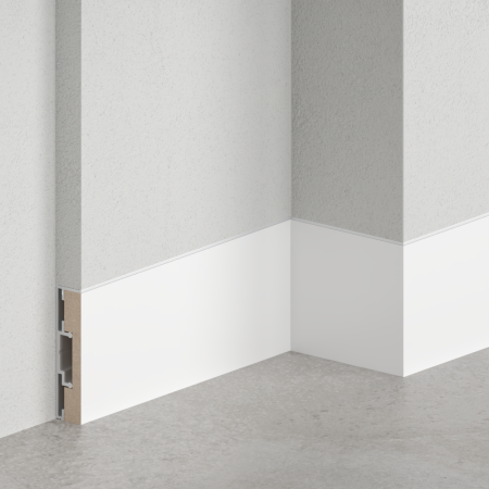 Плинтус Invisible 60 мм., структурированная эмаль Ясень кашемировый «Sofia» в Ярославле