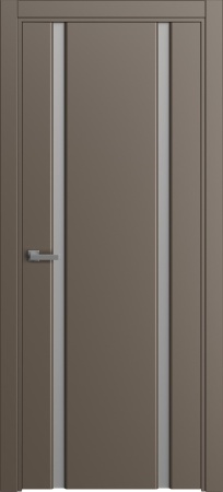Межкомнатная дверь ORIGINAL 02 Монохромный кортекс, (396) Coffee, 600/700/800*2000 мм. «Sofia» в Ярославле
